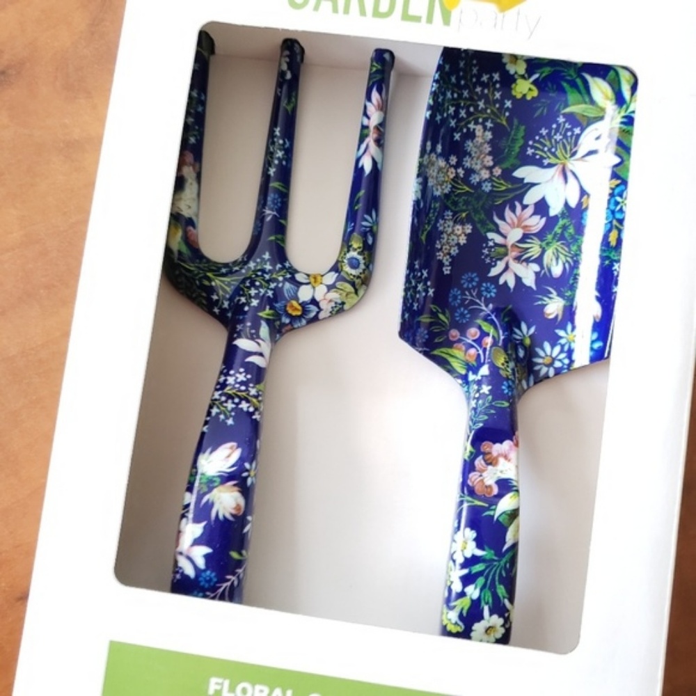 2 piece Floral Garden kit shovel - Picture 2 of 2